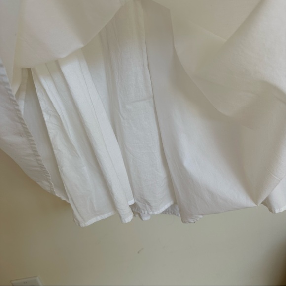 Abercrombie & Fitch White Puff Sleeve ORing Dress Size Medium - Picture 7 of 12